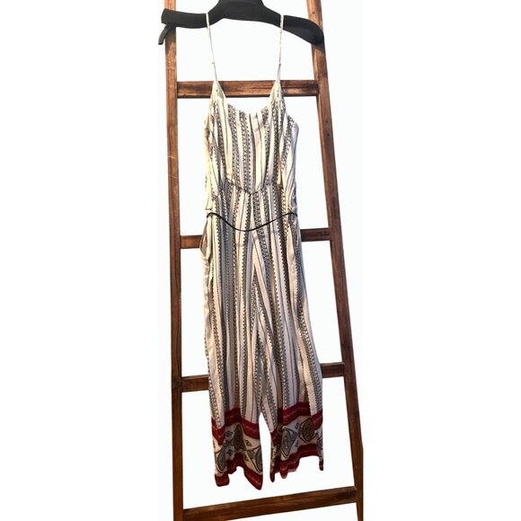 ✅3/$20 Sale Jessica Simpson Jumpsuit-Black, tan, garnet with pockets- Size Med - Picture 9 of 11